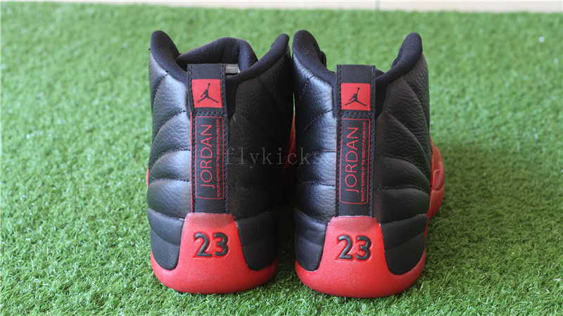 Air Jordan 12 Black Varsity Red Flu Game